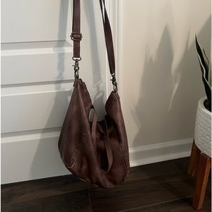 Free people leather hobo bag